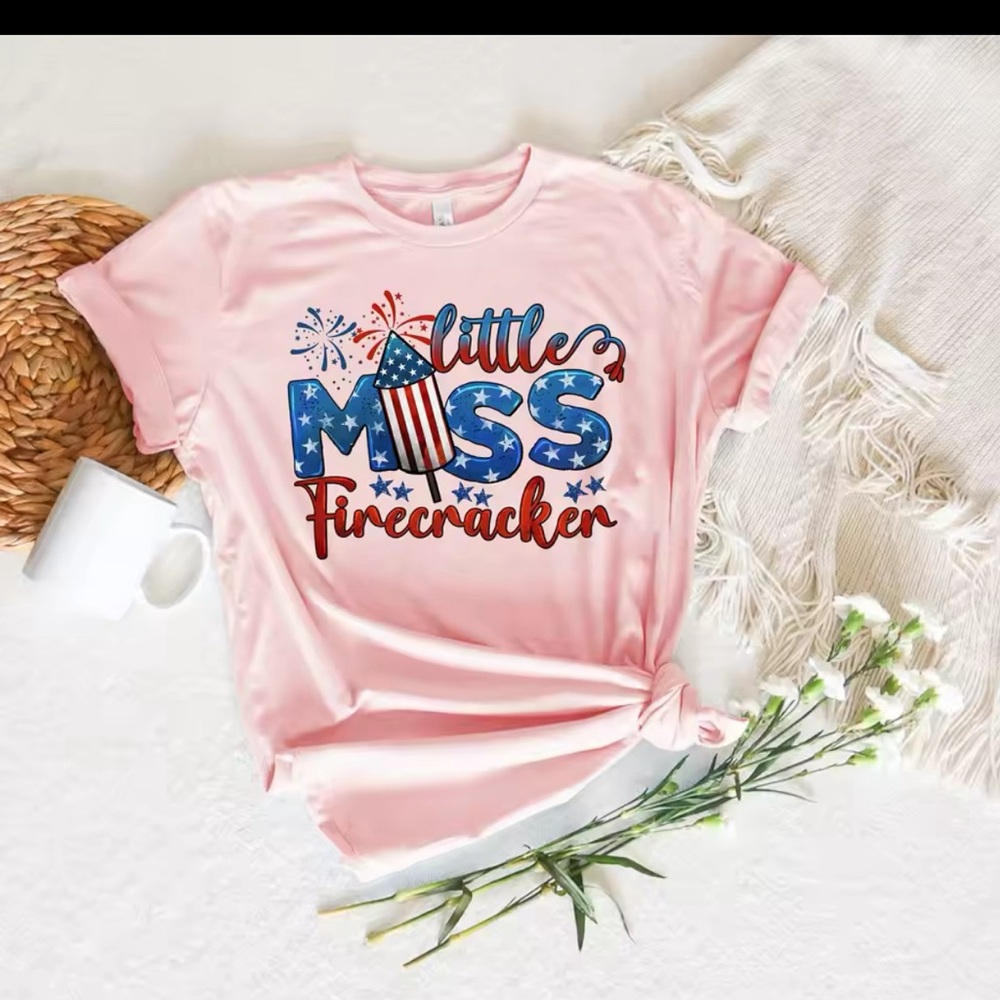 Little Miss firecracker T-shirt